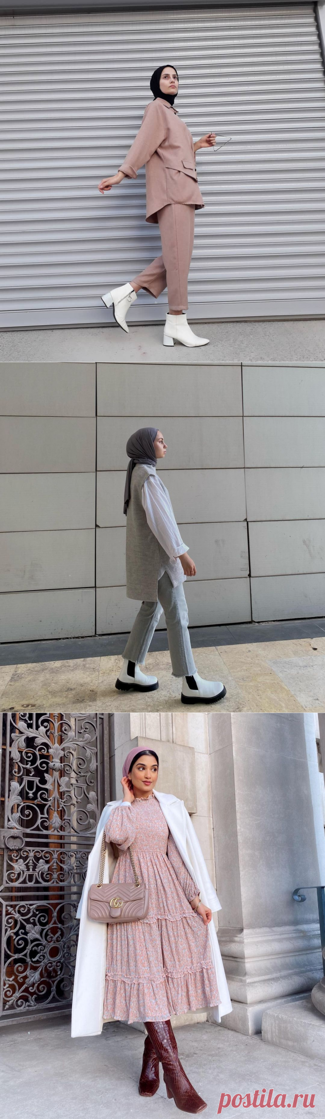 Chic Ways to Style Boots For Hijab Outfit - Hijab-style.com