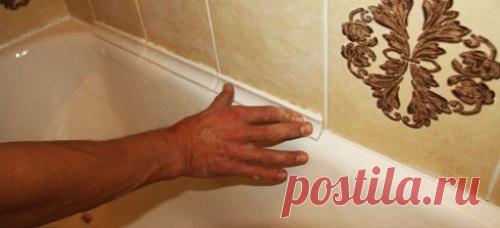 Как заделать шов между ванной и стеной? Способы заделки шва