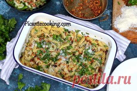 Макарони з печеною цвітною капустою | Picantecooking