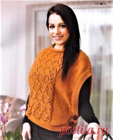 Вязаные жилеты. Модели с описанием | Магия Вязания / Knitting Magic | Дзен