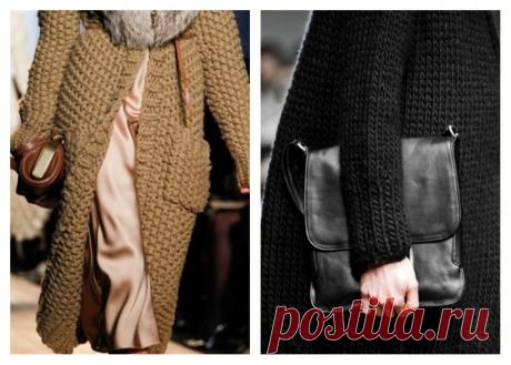 Вязаное пальто Размышляя о грядущих тёплых весенних деньках, я представила себе как совсем скоро можно будет подолгу гулять в парке, бродить по улицам, не боясь превратиться в сосульку)), слушать пение прилетевших с юга птиц и наслаждаться миром, небом, весной... Ах! Какое это счастье пережить морозную зиму и…