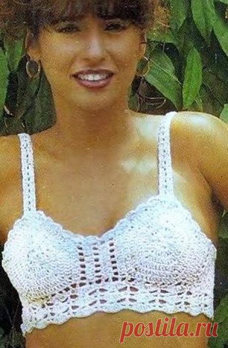 Бюстье крючком