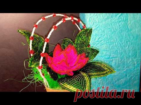 КАМЕЛИЯ из бисера &quot;КОКЕТКА&quot;. Цветы из бисера. Бисероплетение.Как сделать камелию из бисера. Цветы из бисера своими руками. Декоративные веточки из бисера. Подробный мастер класс от Ольги М с пошаговой схемой плетения. Идеи подарков своими руками из бисера. Пышная роза &quot;Подарок любимой&quot;.