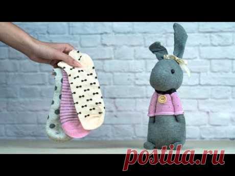 Как сшить с нуля простую и симпатичную куклу зайчика.