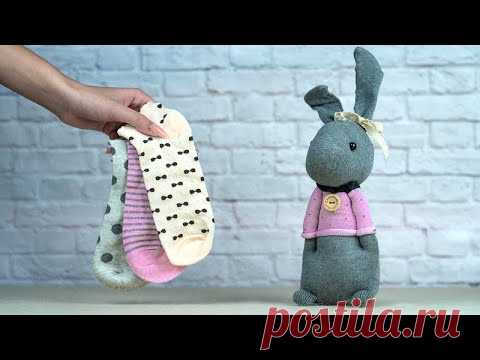 Как сшить с нуля простую и симпатичную куклу зайчика.