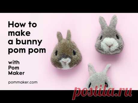 How To Make A Bunny Pompom - Pom Maker Tutorial