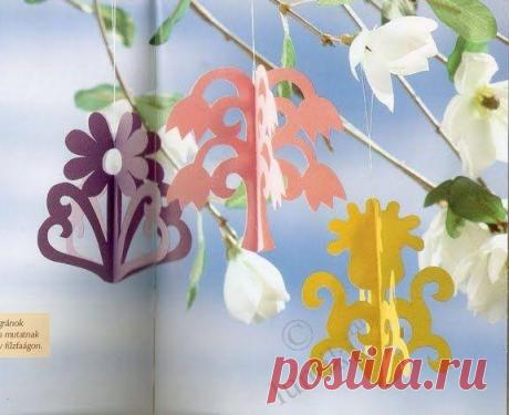 Объемные снежинки своими руками - схемы из бумаги / Детское творчество - аппликации, поделки из цветной бумаги, картона, теста, пластилина, пластиковых бутылок для детей / Лунтики. Развиваем детей. Творчество и игрушки