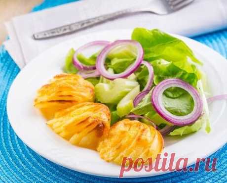 Запеченный картофель с сыром - ужин по-весеннему