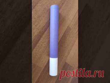 Experiments! How to make a smoke bomb out of paper