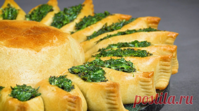 Вкуснейший пирог-фондю для большой компании. Начинка – объедение! Пирог с начинкой. Пирог со шпинатом. Красивый пирог. Тесто для пирога. Готовить пирог. Пирог с сыром.