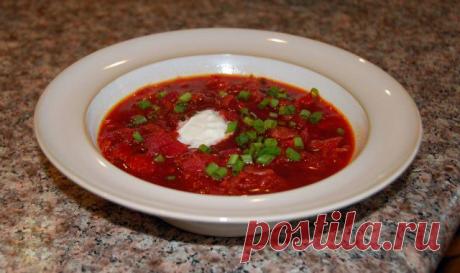 Борщ кубанский постный