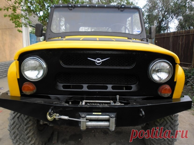 Бампер на Уаз 469 своими руками: схема и чертежи