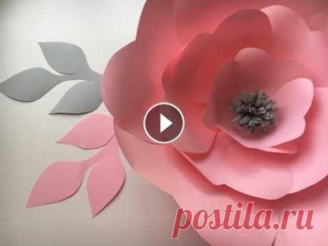 ЦВЕТЫ ИЗ БУМАГИ/Paper flowers Бумажные цветы с шаблонами. Бумажные цветы для декора стен в квартире. Композиция из цветов из бумаги. ПЕРЕХОДИТЕ ПО ССЫЛКЕ - Мне потребовалось для цв...