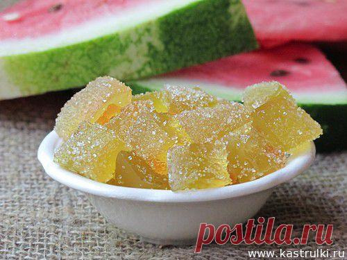 Цукаты из арбузных корок | Кастрюльки.ру