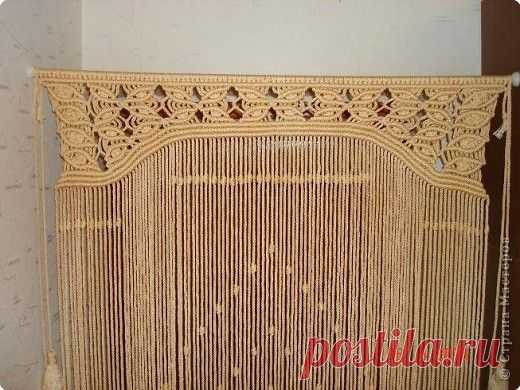 Штора на дверь. Макраме | Умелые ручки