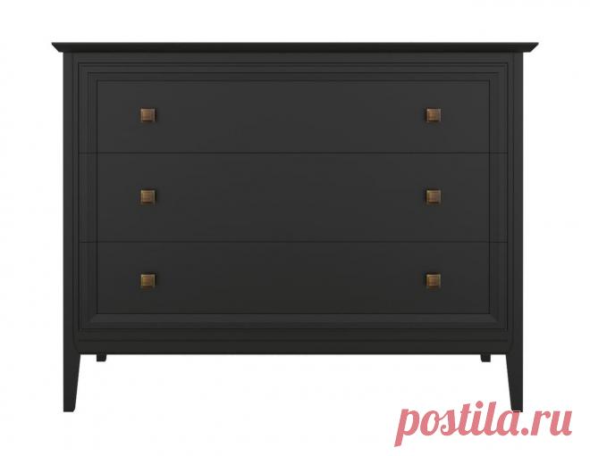 Комод черный длинный из массива дерева купить по цене 73 700 руб. в Москве — интернет-магазин Chudo-magazin.ru