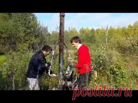 Как легко забить столбы для забора