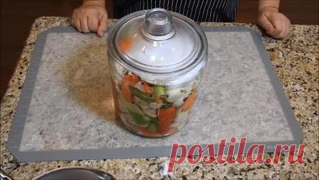 Закуска "НАРАСХВАТ". Маринованные Овощи за Сутки. Готовить Просто, Хрустит
