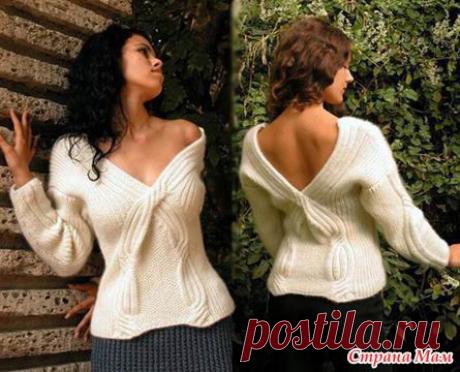 Мое воплощение джемпера от Галины Дачевой - Вязание - Страна Мам
