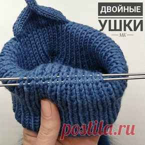 Для тех кто очень ждал, описание ДВОЙНЫХ УШЕК для детской шапочки ⬇️⬇️⬇️ . 1️⃣Рассчитываем кол-во петель, которые пойдут на ушки: делим все петли н… | Pinteres…