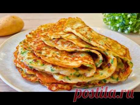 Просто натрите 1 кабачок и 1 картофелину