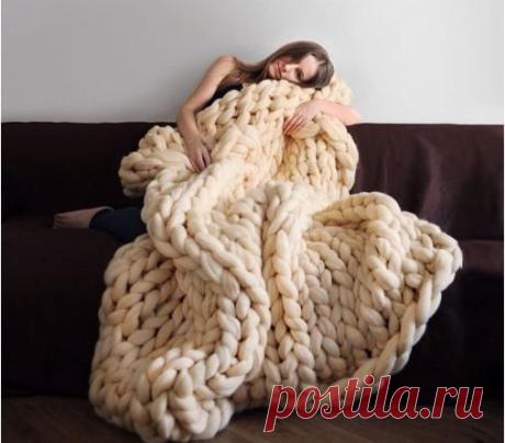 Гигантское вязанное одеяло за 4 часа! – Новий День