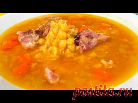 Секреты приготовления самого вкусного ГОРОХОВОГО СУПА, как приготовить гороховый суп с копчёностями.