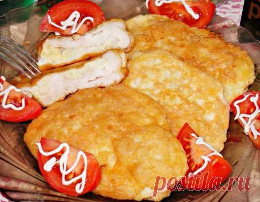 Куриные отбивные в воздушном 