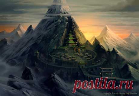 Mountain Castle by Nele-Diel on DeviantArt