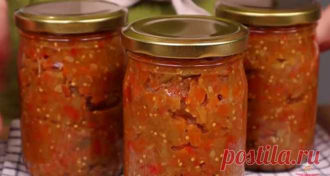 Икра из кабачков и баклажанов на зиму