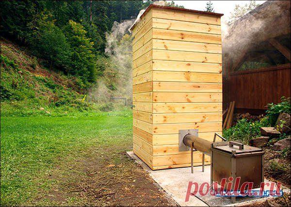 Коптильня горячего и холодного копчения для дачи