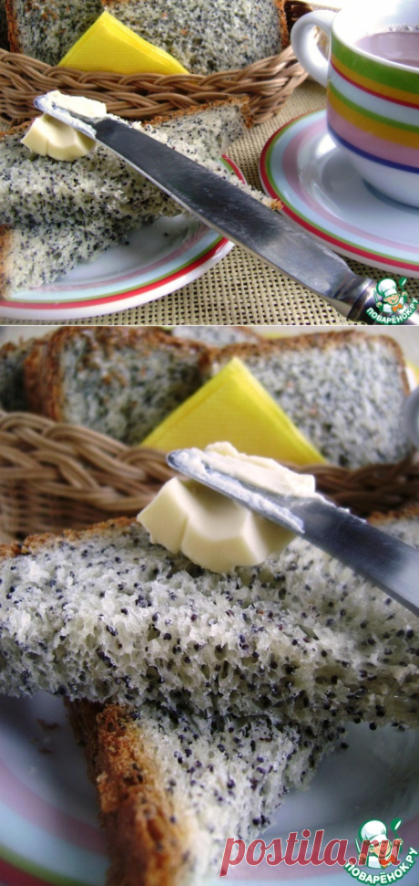 Хлеб манно-маковый к завтраку – кулинарный рецепт