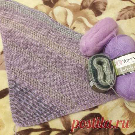 ПАЛАНТИН С УГЛА и как его связать | SVG Вязание спицами и крючком | Дзен