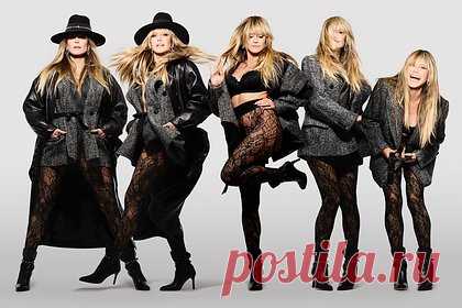 Хайди Клум отказалась от штанов в новой съемке для журнала