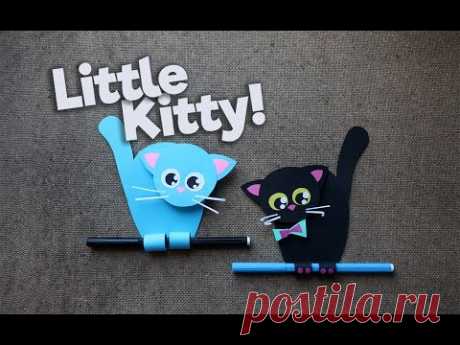 Как сделать поделку Котик своими руками / How to make Kitty / DIY / Papercraft / - My Paper Quest