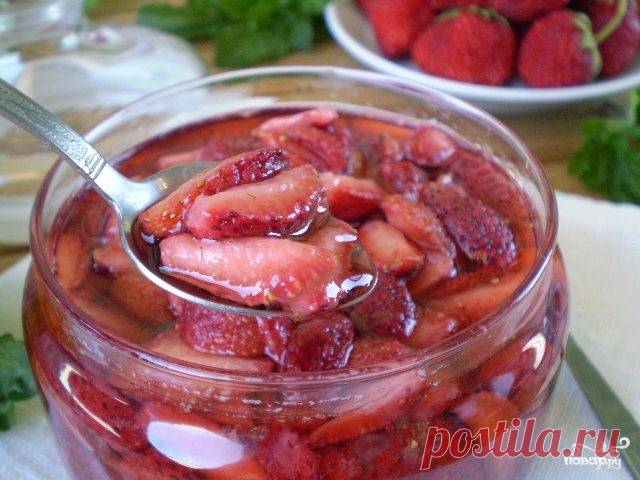Клубничное варенье без варки - пошаговый рецепт с фото на Повар.ру