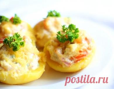 Новогодний гарнир: фаршированный картофель - Что приготовить - Простые рецепты с фото