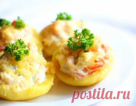 Новогодний гарнир: фаршированный картофель - Что приготовить - Простые рецепты с фото