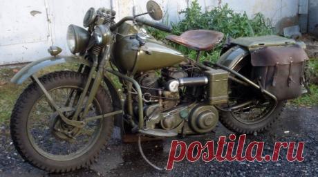Harley Davidson WLA 1944 год