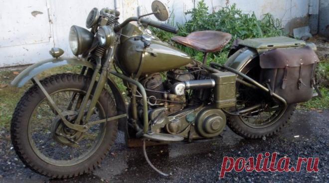 Harley Davidson WLA 1944 год