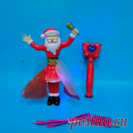 Волшебный летающий «САНТА КЛАУС» с подсветкой и музыкой