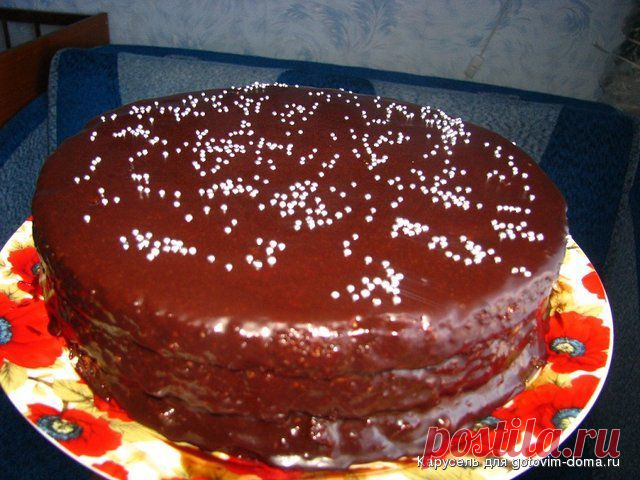 Бостонский кремовый пирог(Boston Cream Pie) • Бисквитные торты