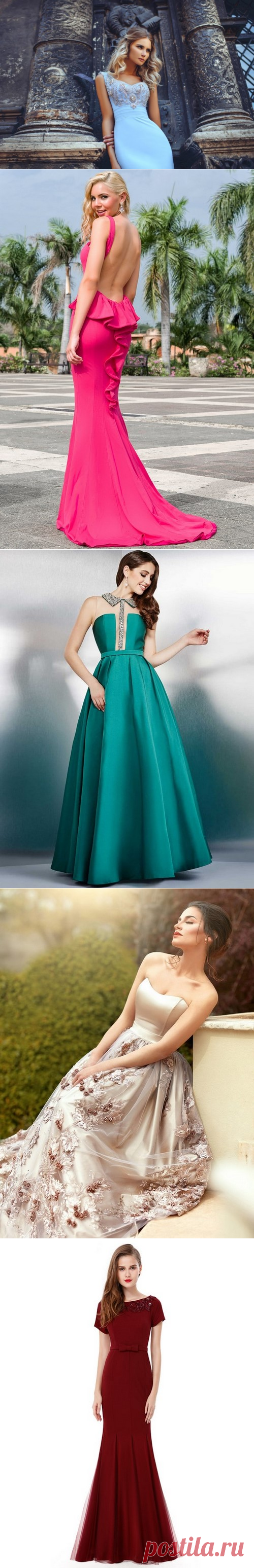 Длинные платья в пол - красиво, женственно, модно