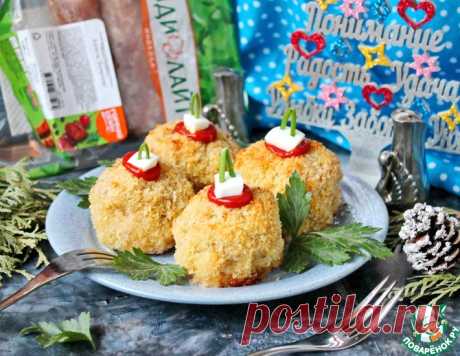 Горячая закуска "Новогодние шары" – кулинарный рецепт