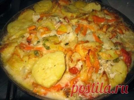 Овощи, запеченные под сметаной / Физика невозможного!