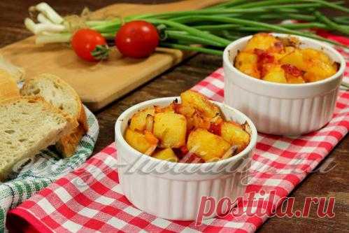 Постный запеченный картофель по-бретонски: рецепт