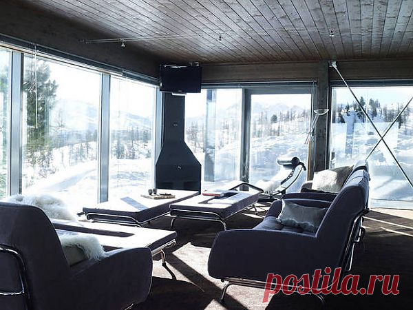 Дача в Альпах: минималистичное шале