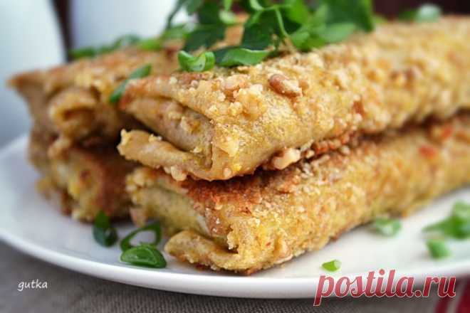 Гречневые блины с грибами / Вторые блюда / Кукорама — вкусные рецепты!