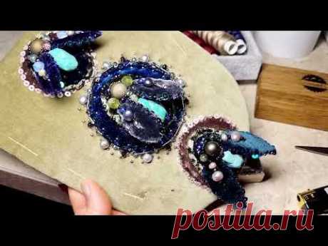 Сумочка из бархата с вышивкой и бахрамой. #вышивка #сумочка