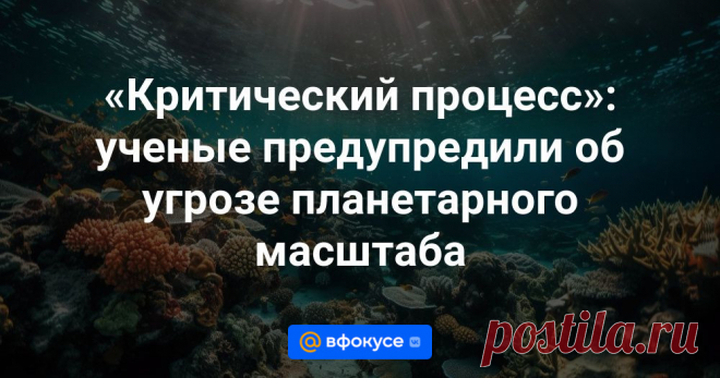 19-7-24--Уменьшение уровня кислорода в воде представляет критическую угрозу для природы и общества на Земле, заявила международная команда ученых в статье для журнала Nature Ecology & Evolution.